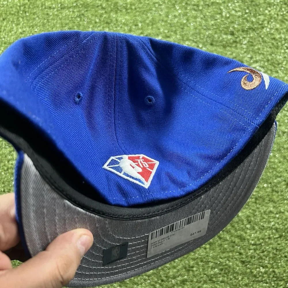 New Era WASHINGTON WIZARDS CITY EDITION 59FIFTY FITTED BLUE (DEFECT)